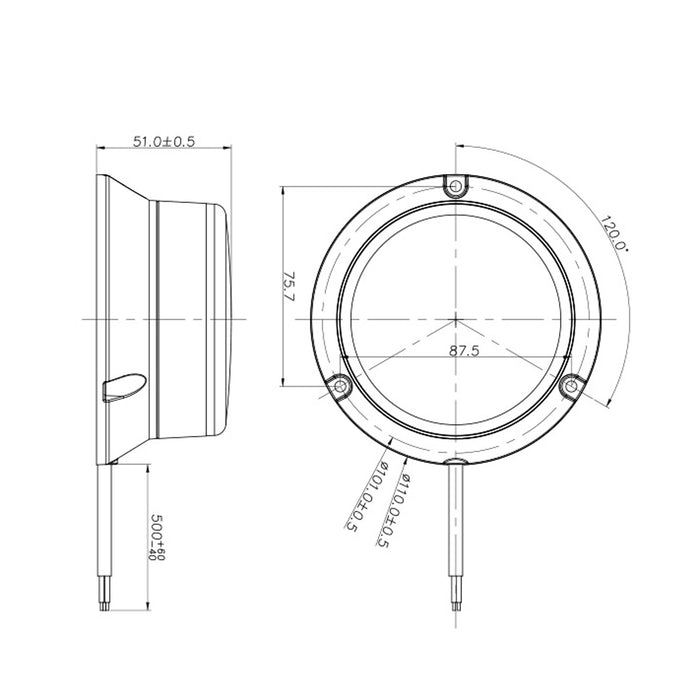 Micro LED Low Profile Beacon