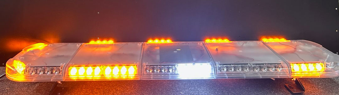 Equipped Emergency Light Bar