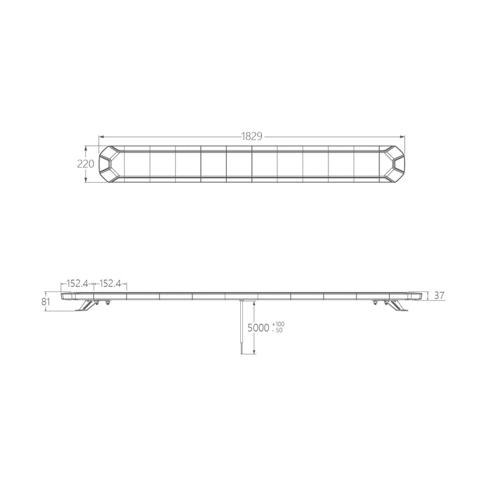 Emergency Light Bar TA91