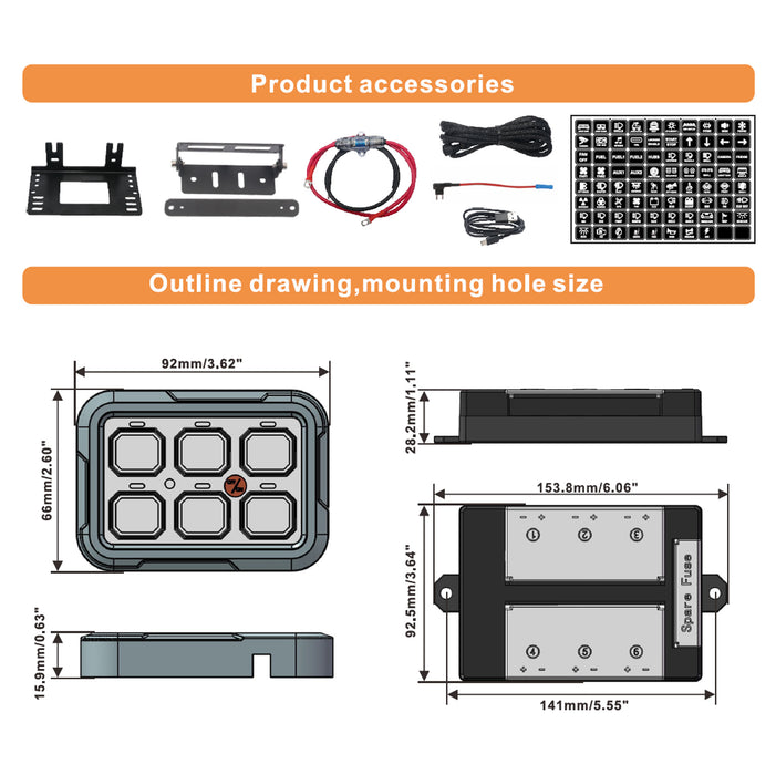 Switch Panel System ISP-074