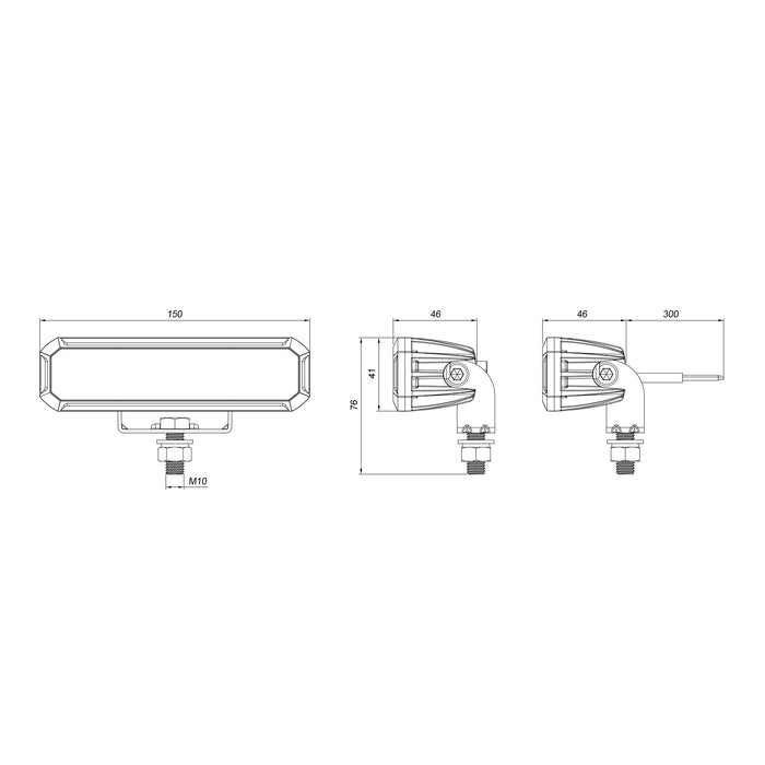 Slim Work Light 150mm