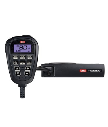 GME Super Compact UHF CB Radio 80 Channel w/ Full Spectrum Backlit Display