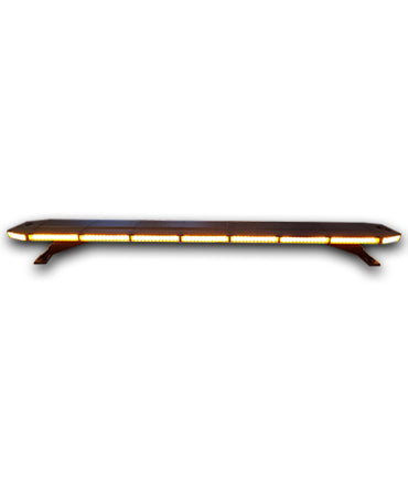 Low Profile LED Emergency Lightbar - 1.2m/ 1.5m/ 1.8m - 1.5M, Clear Lens Amber