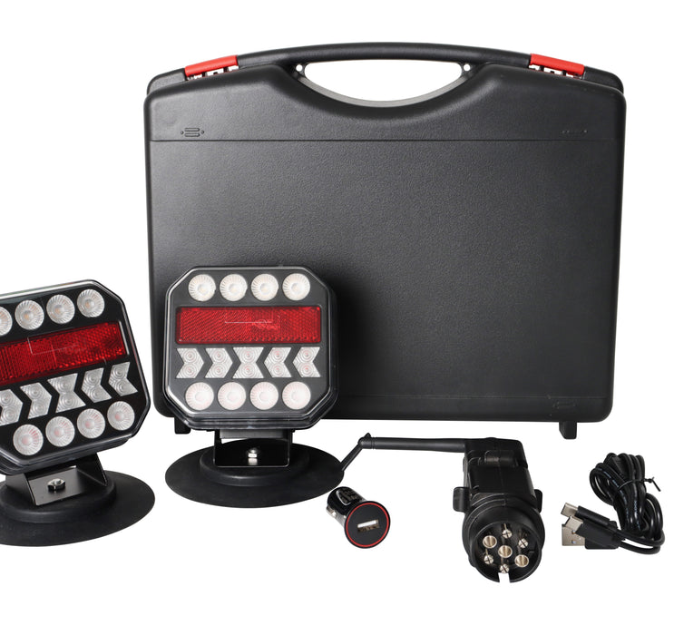 Wireless LED Tail Light Kit - Flat plug Kit